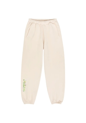 Malbon Golf logo-embroidery track pants - Neutrals