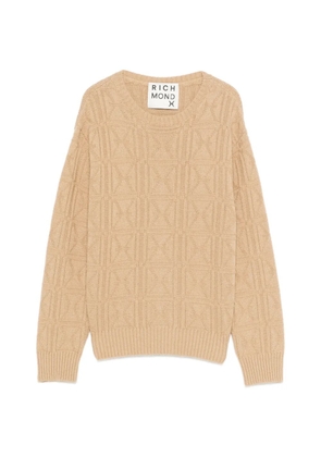 John Richmond patterned sweater - Brown