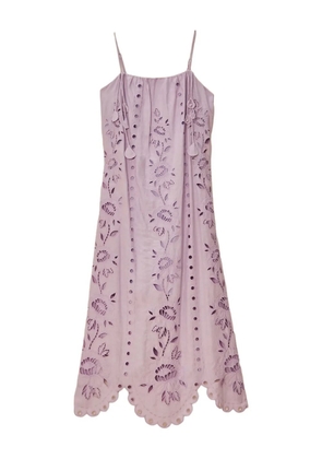 FARM Rio floral cut-out maxi dress - Purple