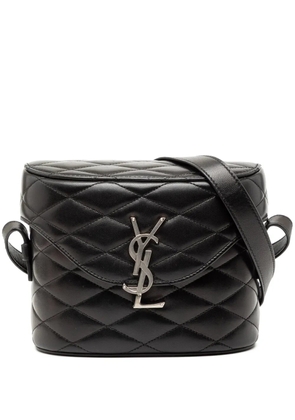 Saint Laurent Pre-Owned 2000-2025 Quilted Lambskin Monogram June Box Bag crossbody bag - Black