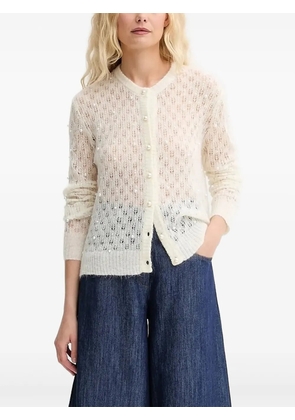 MUNTHE Perl pearl-embellished cardigan - Neutrals