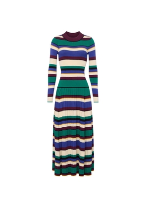 Simon Miller Sandrine striped knitted maxi dress - Green