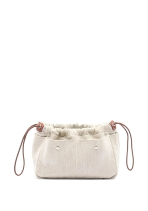 Hermès Pre-Owned 2017 Foolby leather pouch - Neutrals