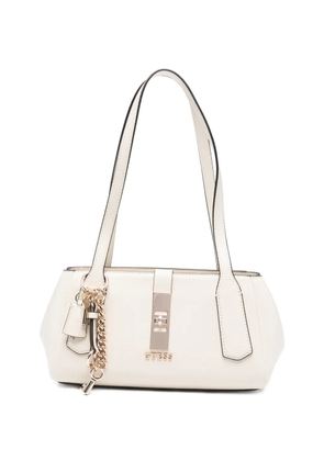 GUESS USA Brooke charm-pendant shoulder bag - Neutrals