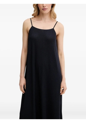 Marc O'Polo pleated slip midi dress - Blue