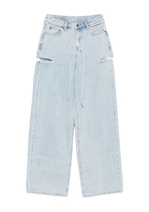 Ksubi Rollin cut-out baggy jeans - Blue