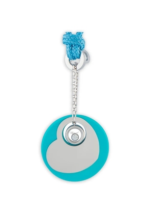 Chopard Pre-Owned diamond and turquoise pendant necklace - Silver