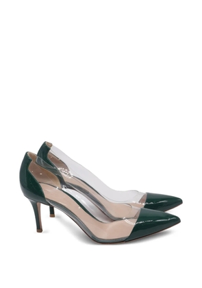 Gianvito Rossi 2024 Plexi pointed-toe heeled pumps - Green