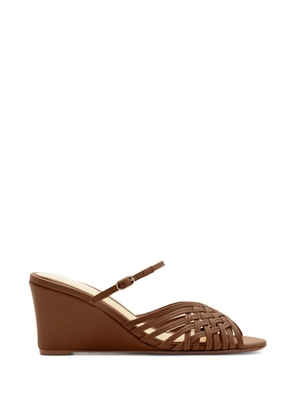 Alexandre Birman Lilian woven mules - Brown