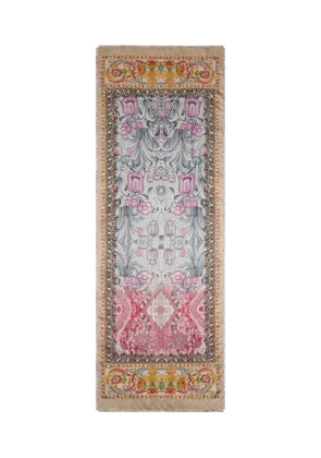 Pierre-Louis Mascia floral-pattern rectangular-shape scarf - Neutrals