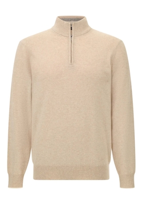 Boggi Milano half-zip sweater - Neutrals