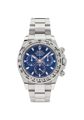 Rolex 2023 Daytona white gold blue 40mm watch
