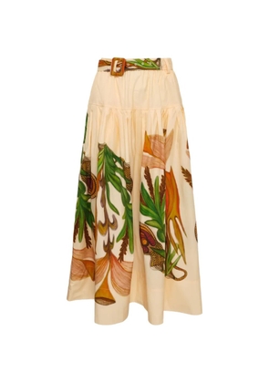 Ulla Johnson Filagree midi skirt - Neutrals