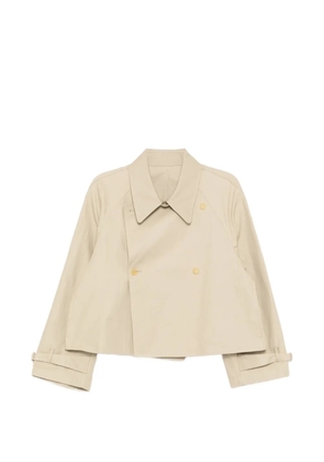 LESS raglan-sleeves crop jacket - Neutrals
