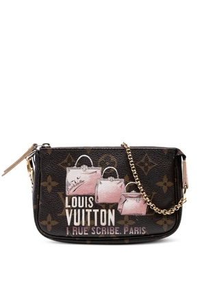 Louis Vuitton Pre-Owned 2010 Monogram Affiche Mini Pochette Accessoires handbag - Brown