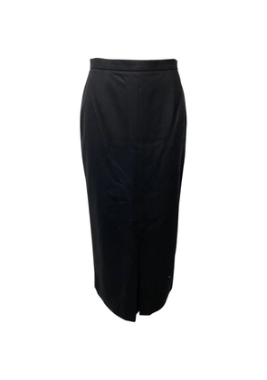 Miu Miu Pre-Owned high-rise maxi skirt - Black