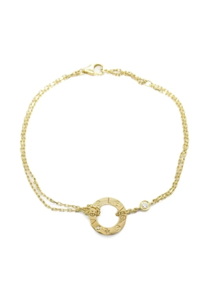 Cartier 2010s 18K yellow gold Love Circle 2PD diamond bracelet