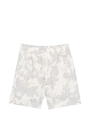 Eleventy floral deck shorts - Neutrals