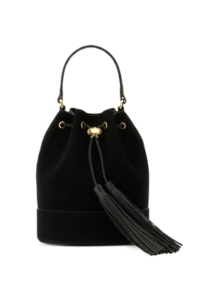 Gianvito Rossi Sienna tasel-detail leather bucket bag - Black