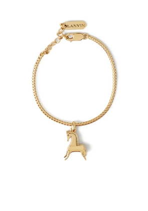 Lanvin horse-charm bracelet - Gold
