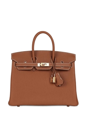 Hermès Pre-Owned 2025 25 Birkin leather tote bag - Brown