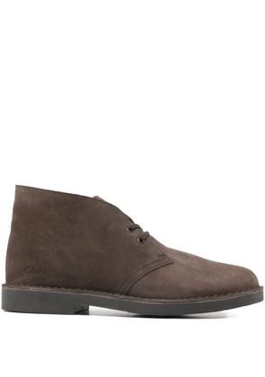 Clarks Originals lace-up leather boots - Brown