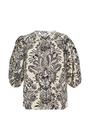 Ulla Johnson puff sleeve blouse - Neutrals