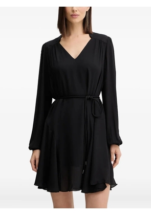 GUESS USA V-neck tie mini dress - Black