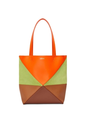 LOEWE medium Puzzle Fold tote bag - Orange
