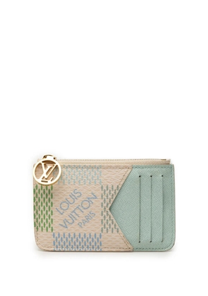 Louis Vuitton Pre-Owned 2021-2025 Damierlicious Romy Coin card holder - White