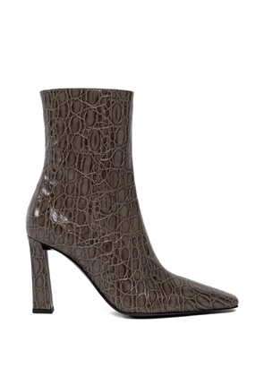 Giuseppe Zanotti square-toe boots - Brown