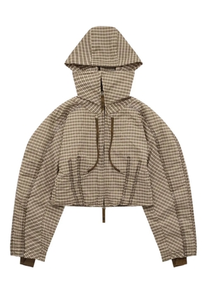 Nike x KNWLS check-pattern jacket - Neutrals