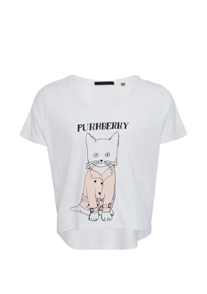 Black Score graphic T-shirt - White