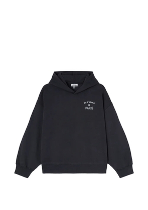 GANNI Club Paris hoodie - Black