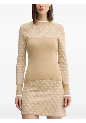 GUESS USA long-sleeve mini dress - Neutrals