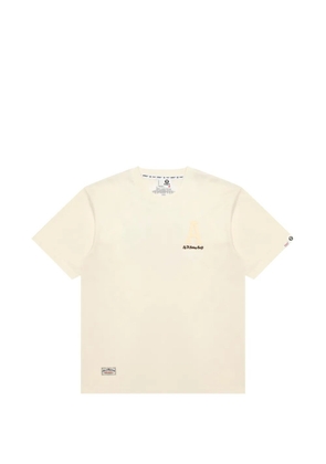 AAPE BY *A BATHING APE® appliqué t-shirt - Neutrals