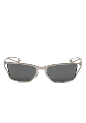 Diesel rectangle-frame sunglasses - Silver