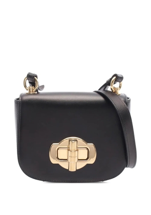 Prada Pre-Owned 2010-2026 Leather Turn Lock crossbody bag - Black