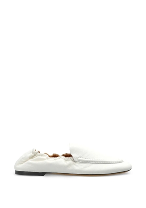 Odissì leather loafers - White