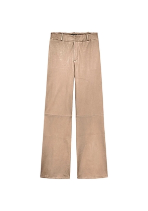 Arma Karina panelled leather trousers - Neutrals