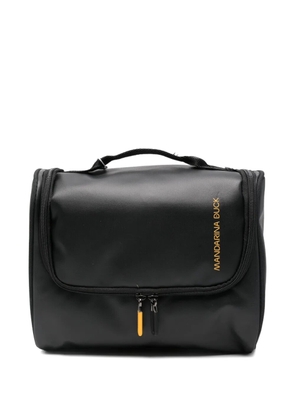 Mandarina Duck logo-detail travel pouch - Black