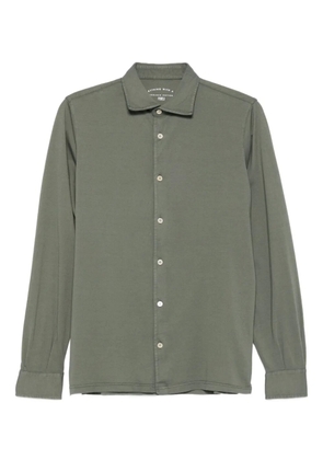 Fedeli cotton long-sleeve shirt - Green