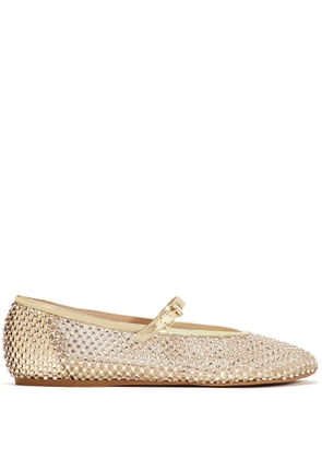 Le Silla stud embellishment ballerina shoes - Gold