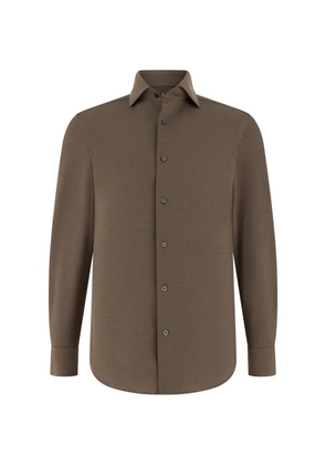 Boggi Milano jersey shirt - Brown