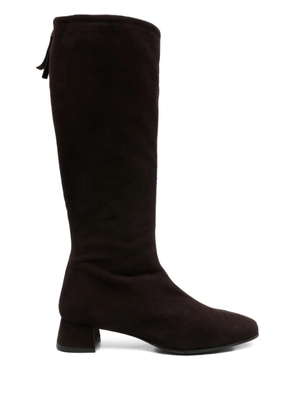 Roberto Festa suede square-toe boots - Brown