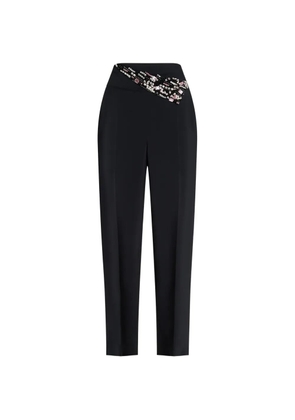 Genny embellished trousers - Black