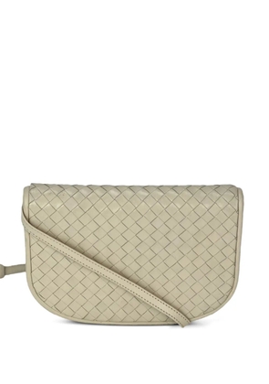 Bottega Veneta Pre-Owned intreciato-leather shoulder bag - Neutrals