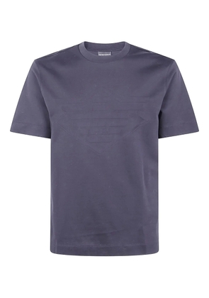 Emporio Armani crew-neck cotton T-shirt - Blue