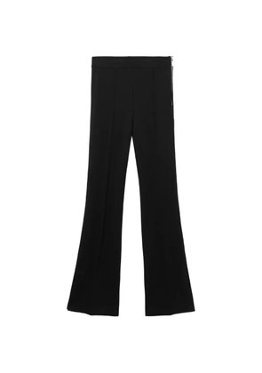 Helmut Lang zip-detail flared trousers - Black