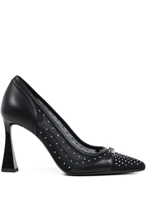 Karl Lagerfeld rhinestone-embellished pumps - Black